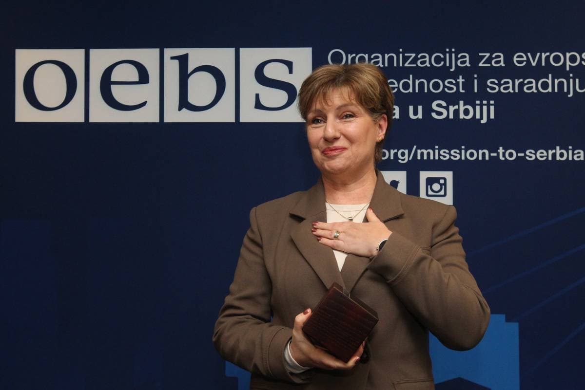Amela Bajrović dobitnica nagrade Misije OEBS u Srbiji "Ličnost godine" za 2025. godinu