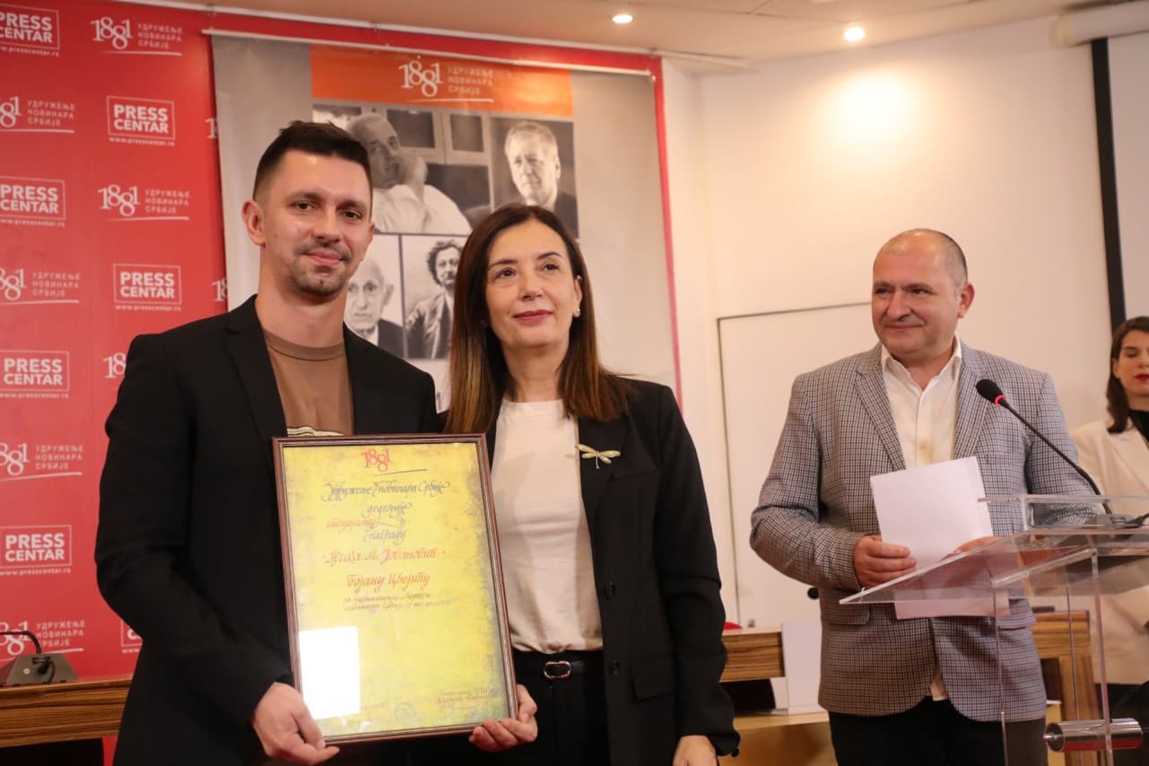 Bojanu Cvejiću nagrada UNS-a za doprinos istoriji novinarstva 