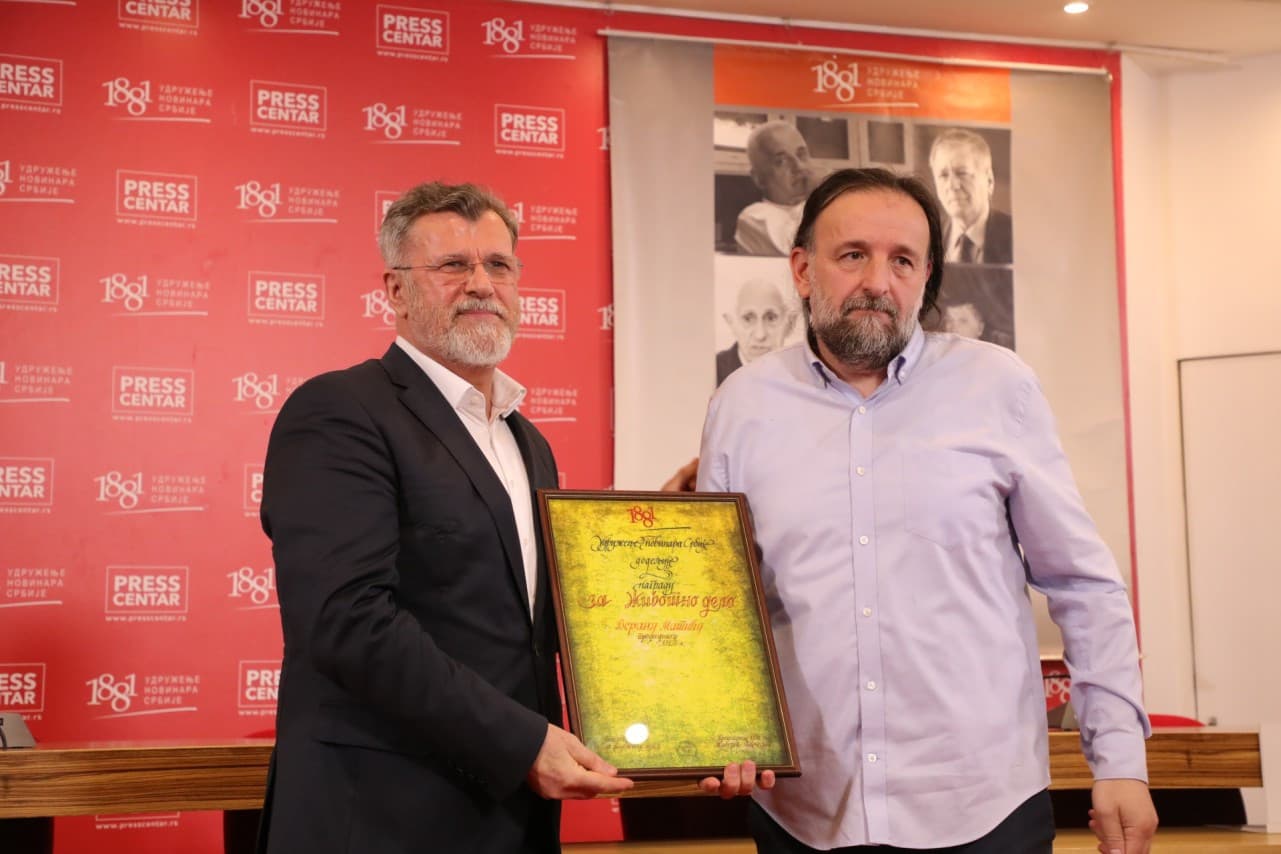 Veranu Matiću uručena Nagrada za životno delo: "Pomoći ću mladima u resetovanju novinarstva"