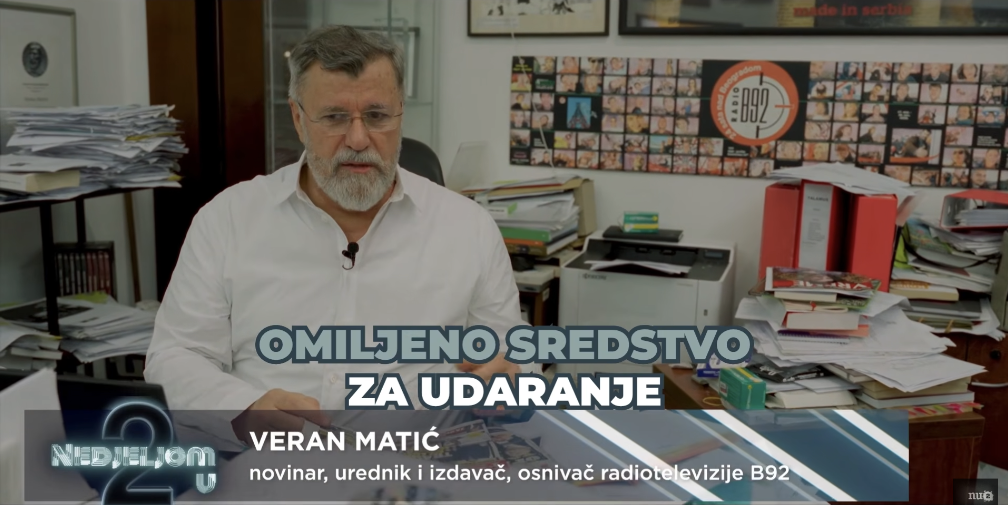 Nedjeljom u 2: "Kada sam 2020. kleknuo na Ovčari, napravio sam to spontano"