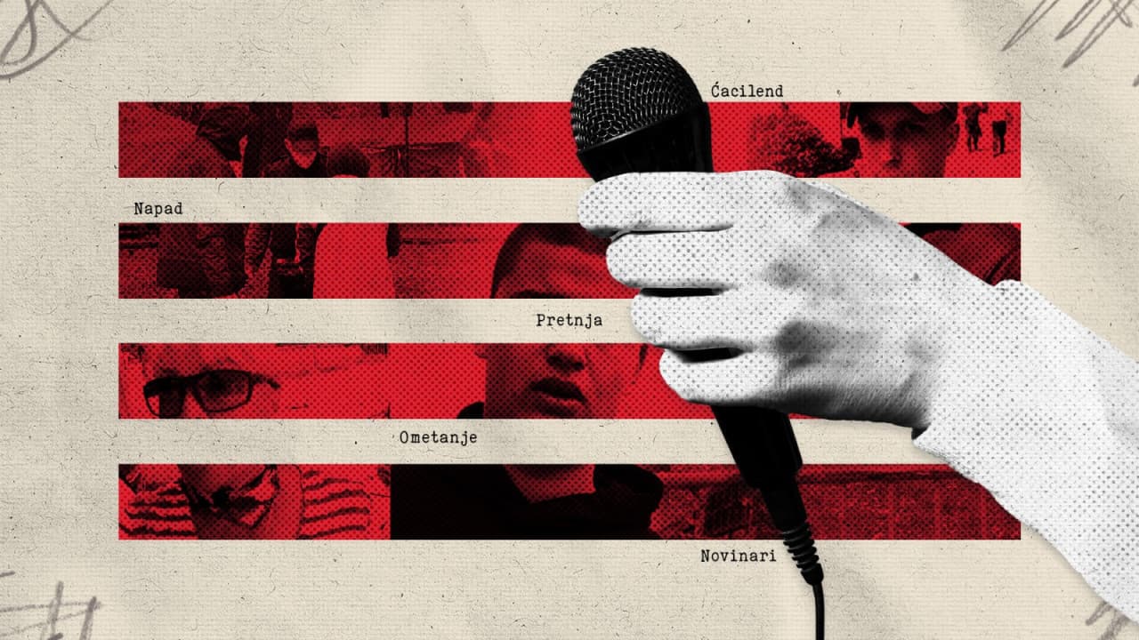 Novinari na udaru kod Ćacilenda