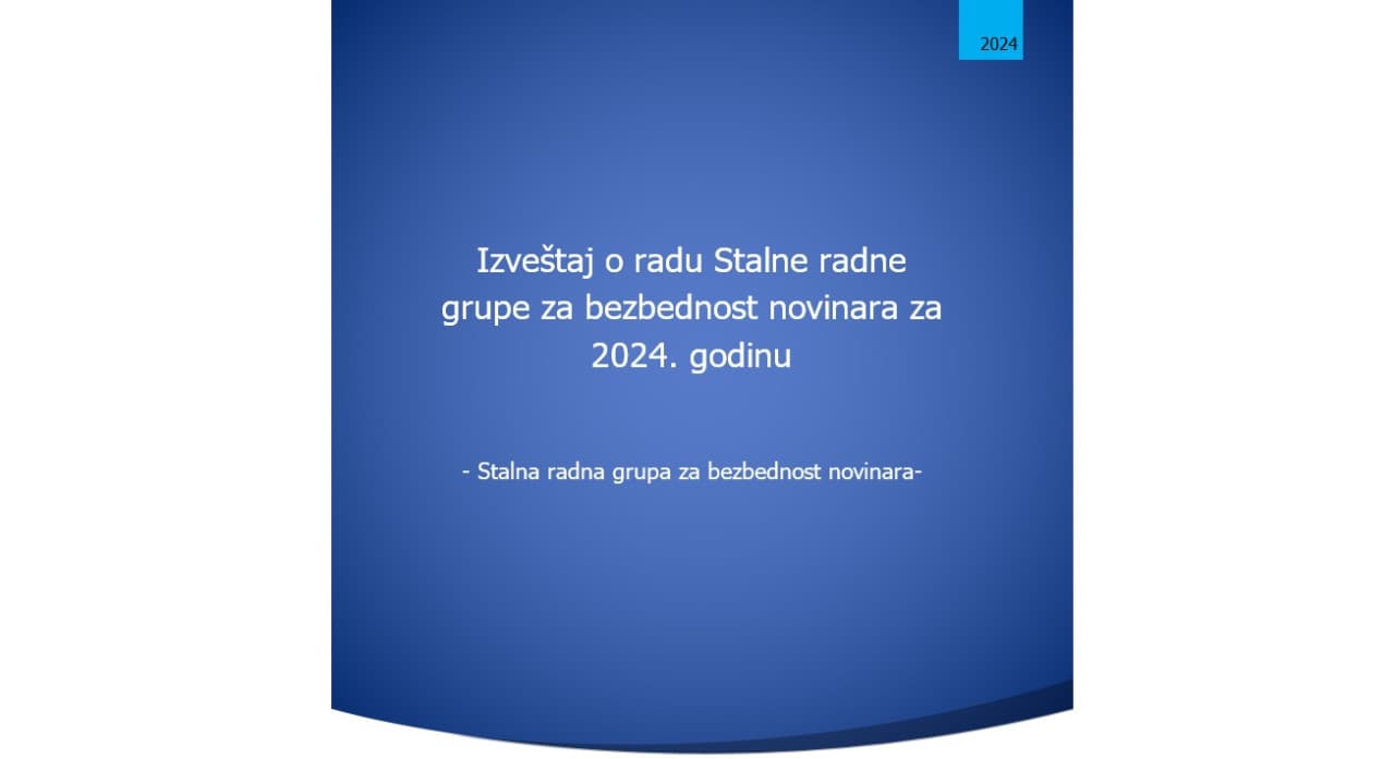 Report on the Work of the Permanent Working Group for Journalist Safety for the Year 2024