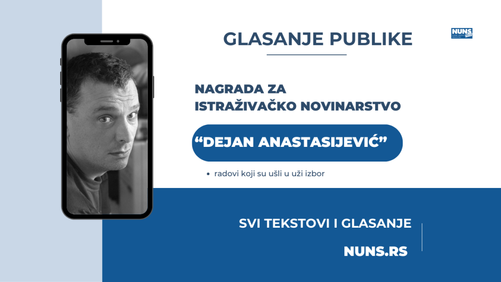 Publika glasa: Tri članice ANEM u užem izboru za nagradu „Dejan Anastasijević 2026“