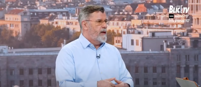 Veran Matić guest on Blic Morning at Blic TV (April 2025)