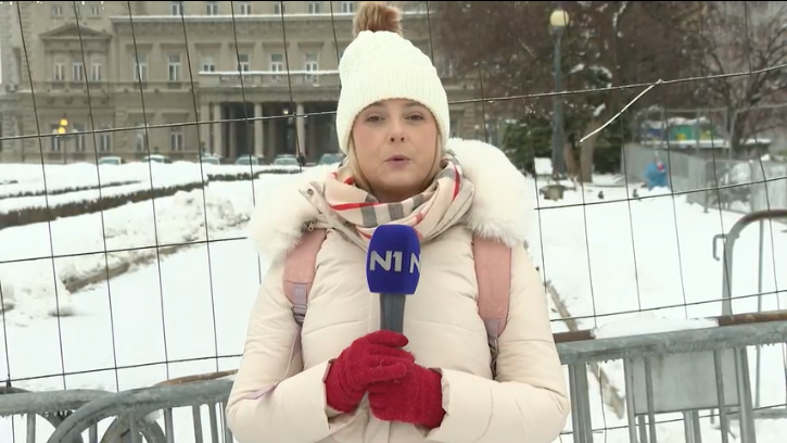 ANEM ALARM: The violence of the guards at the illegal tent settlement in Pionirski Park against female and male journalists continues.